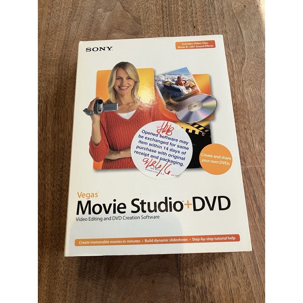 Sony Vegas Movie Studio‎ + DVD Platinum Edition- GOOD